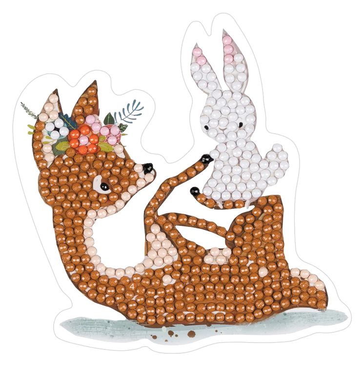 Алмазная вышивка «Наклейки. Оленята» — картинка 3