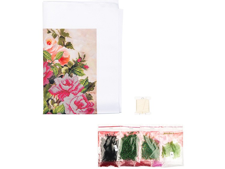 Набор вышивки бисером «Розовая элегия» — картинка 4