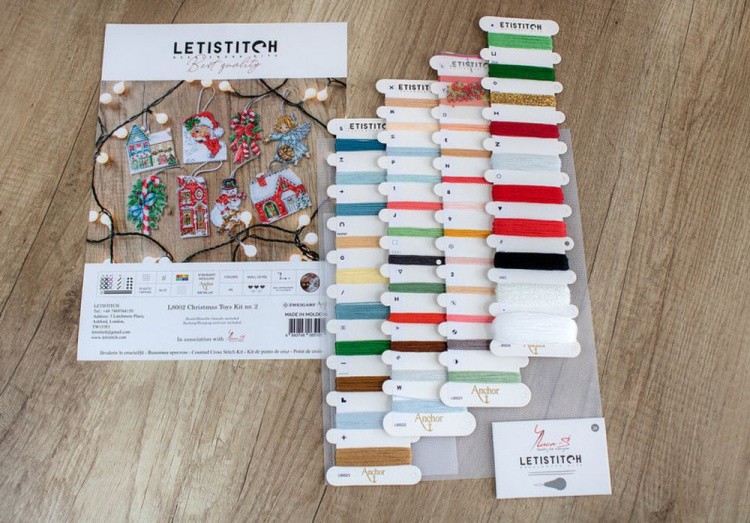 Набор для вышивания крестом «Christmas Toys Kit nr. 2» — картинка 2