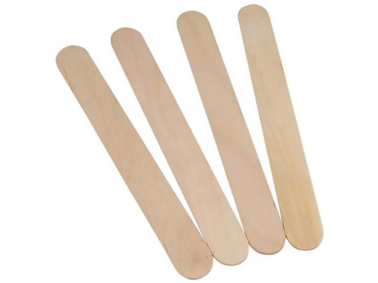 Шпатель деревянный широкий 50 шт., ResinArt — картинка 2