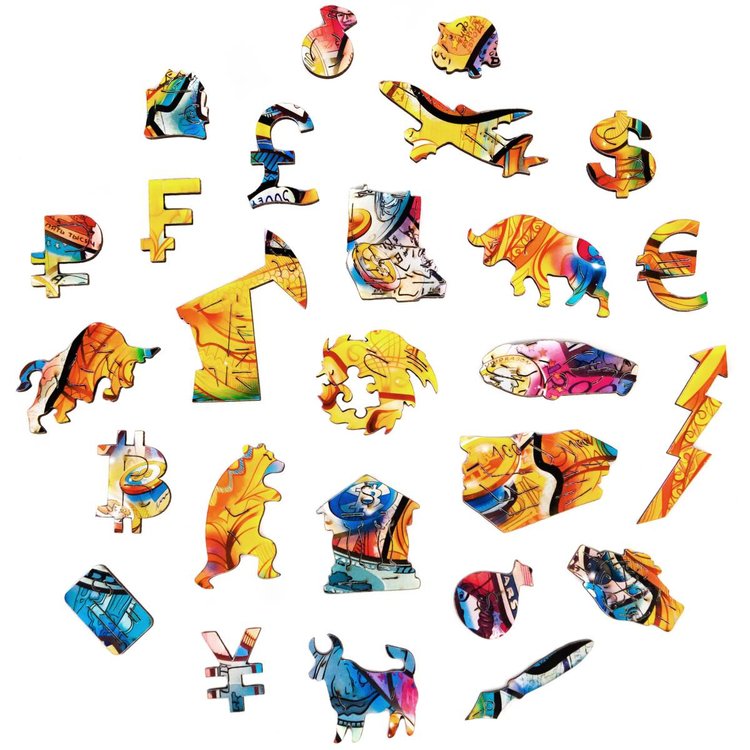 Деревянный пазл Unidragon «Процветающий бык», размер King size (А3) — картинка 3