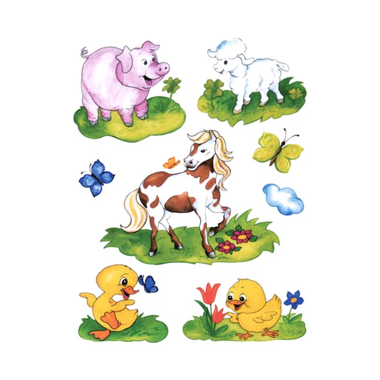 Украшение для окон и стекла «Забавные зверюшки 1» — картинка 2