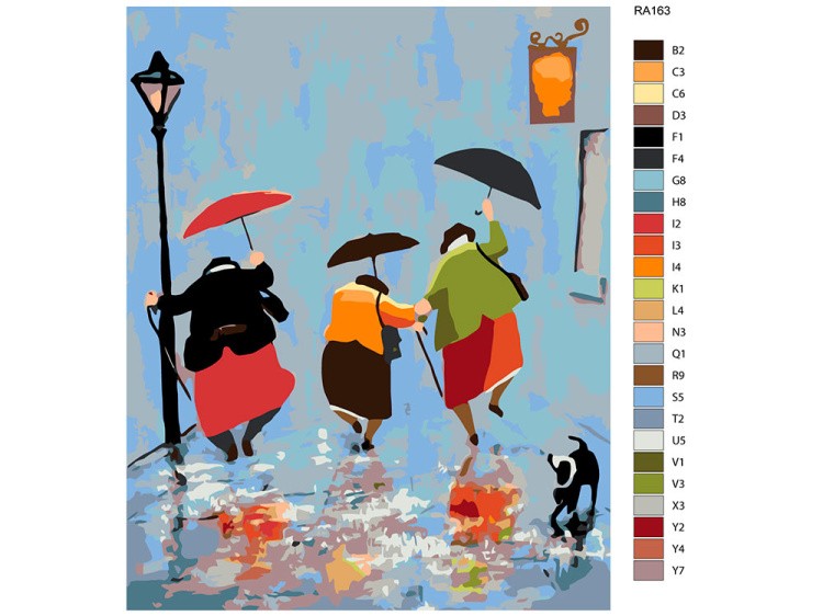 Картина по номерам «Веселое настроение» — картинка 2