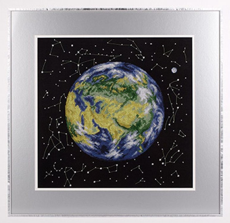 Набор для вышивания «Планета Земля. Евразия» — картинка 2