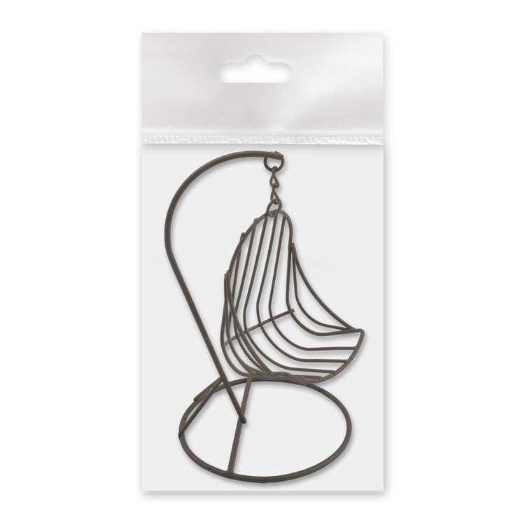 Садовая миниатюра «Подвесное кресло», металл, 10x16 см, Blumentag — картинка 2
