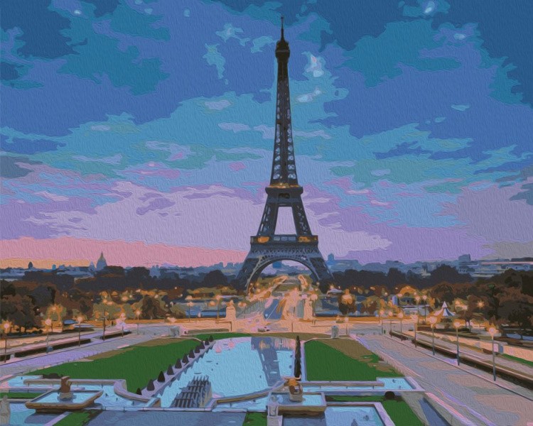 Картина по номерам «Величественный Париж»