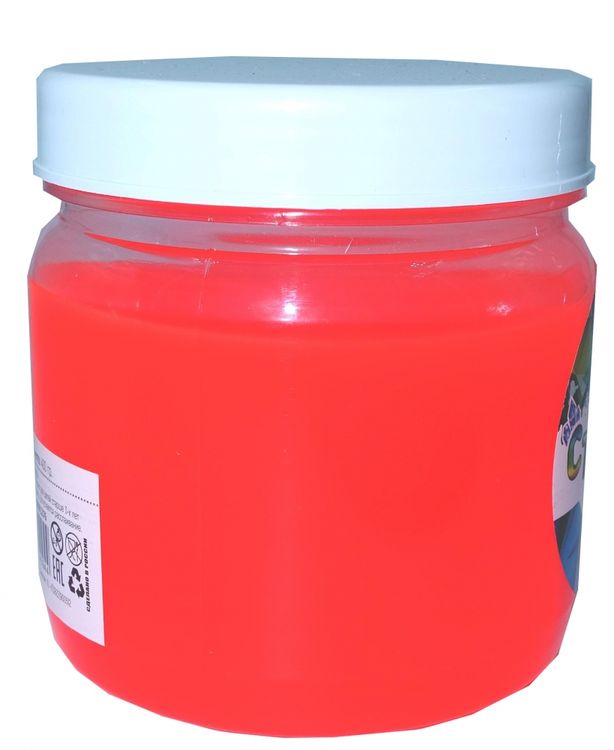 Слайм «Стекло» серия Party Slime, красный неон, 400 гр
 — картинка 3
