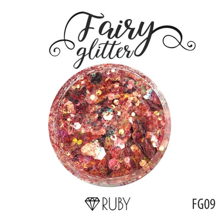 Глиттер серии FairyGlitter, Ruby, 15 г