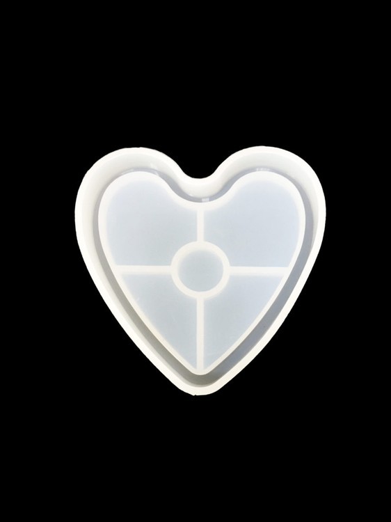 Большая силиконовая форма для Петри Сердце с бортиками, Resin Pro — картинка 2