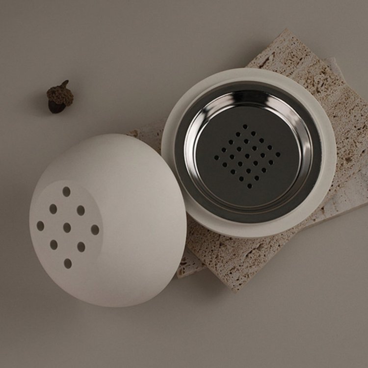 Силиконовый молд - Курильница/подставка под конусные благовония, d10,7см, 1 шт. — картинка 5