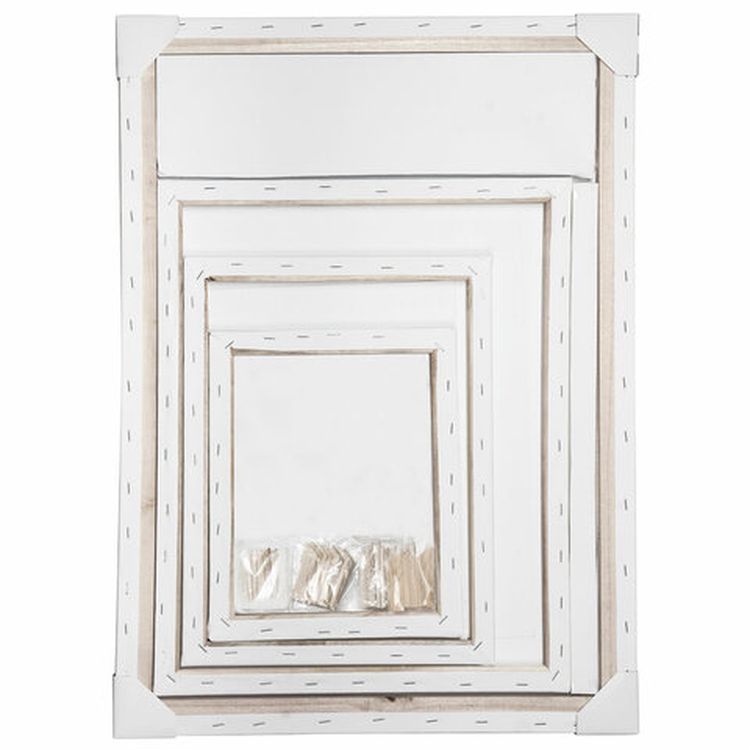 Холсты на подрамнике BRAUBERG ART PREMIERE, набор 4 шт., грунтованные, 100% лен, среднее зерно — картинка 5