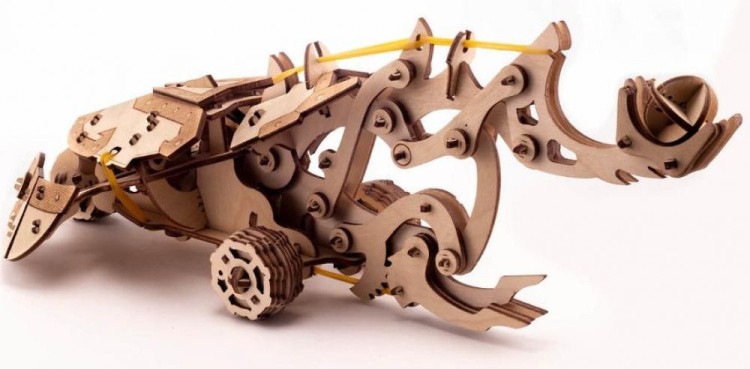 Конструктор из дерева «Катапульта SCORPIO», UNIWOOD — картинка 3