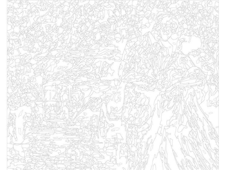 Картина по номерам «Вечерний поцелуй» — картинка 3