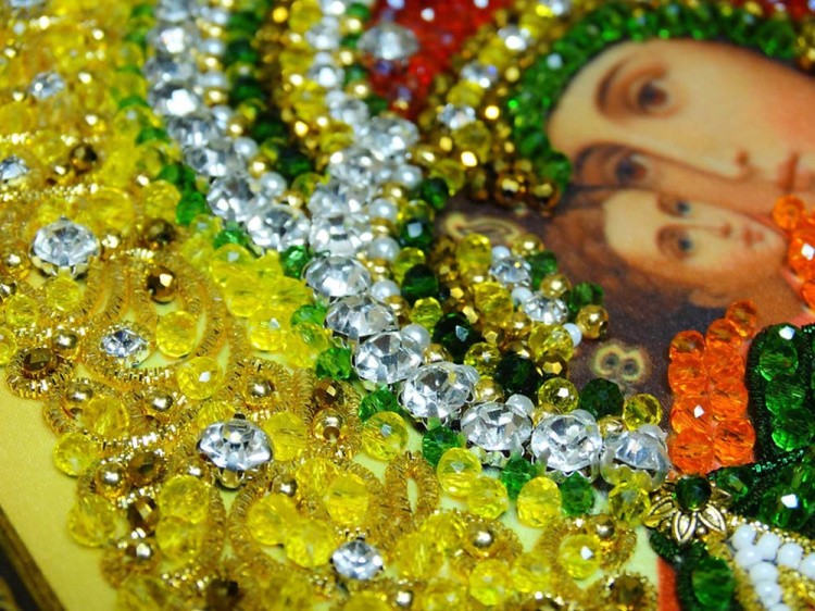 Набор вышивки хрустальными камнями «Владимирская» — картинка 6