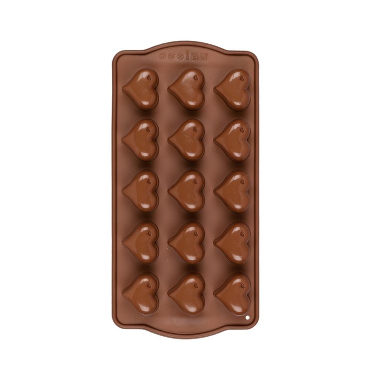 Форма силиконовая «Сердечки» для конфет, 21x10,5x2 см, S-CHIEF