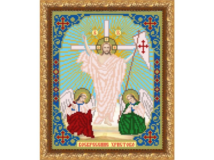Рисунок на ткани «Воскресение Христово»