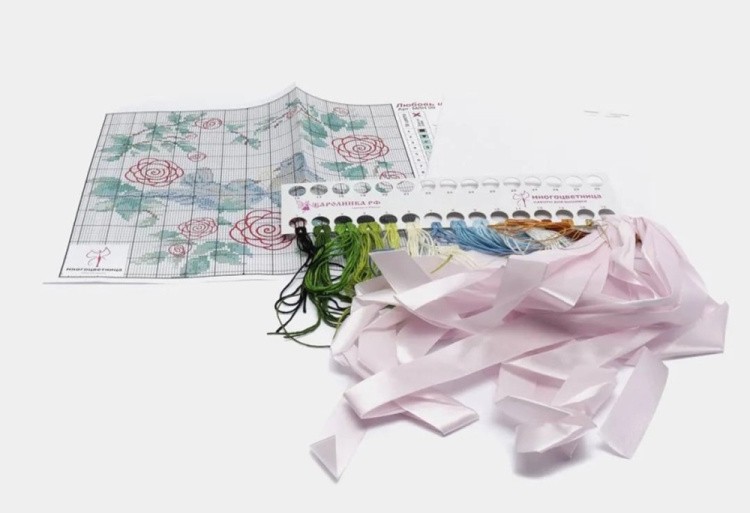 Набор для вышивания «Любовь и голуби» — картинка 2