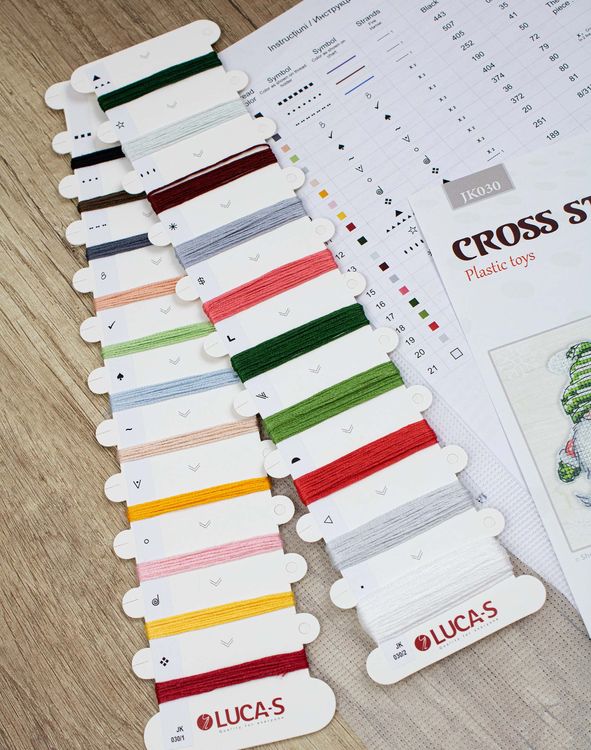 Набор для вышивания «Рождественские гномы» — картинка 6