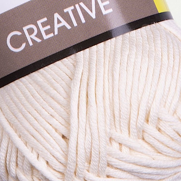 Пряжа YarnArt Creative (222), белый, 5 шт. по 50 г — картинка 2