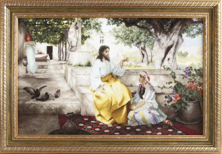Набор для вышивания «Христос у Марфы и Марии» (По мотивам Г.И. Семирадского)