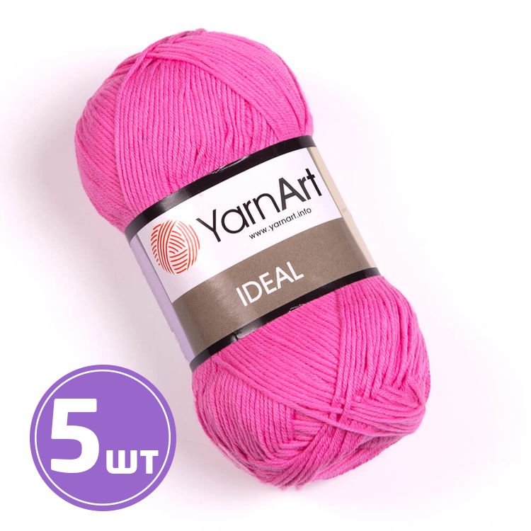 Пряжа YarnArt Ideal (231), розовый, 5 шт. по 50 г