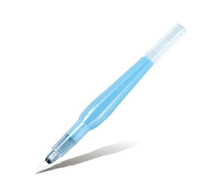 Кисть с резервуаром Aquash Brush 4 мм, круглая, короткая ручка, Pentel — картинка 3