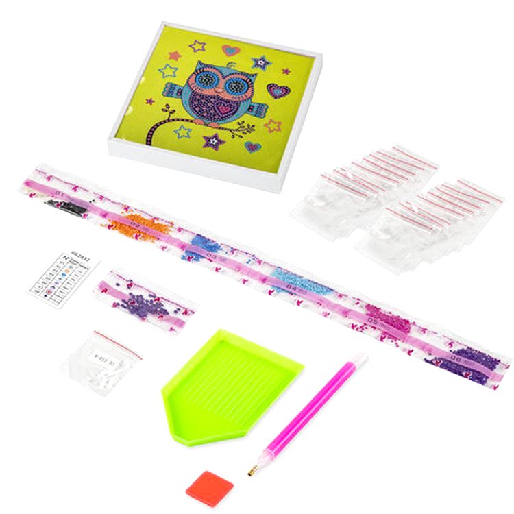 Алмазная вышивка «Совёнок» — картинка 2