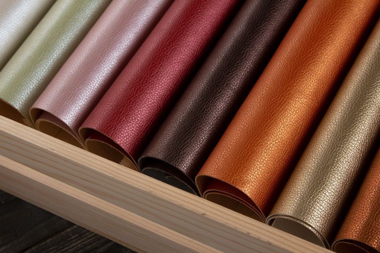 Кожа искусственная 400 г/м2, 100х65 см, цвет: светло-фисташковый, Mr.Painter — картинка 2