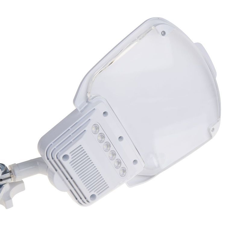 Лупа на струбцине квадратная 3D+20D с подсветкой LED, серия EXPERT, белая, REXANT — картинка 3
