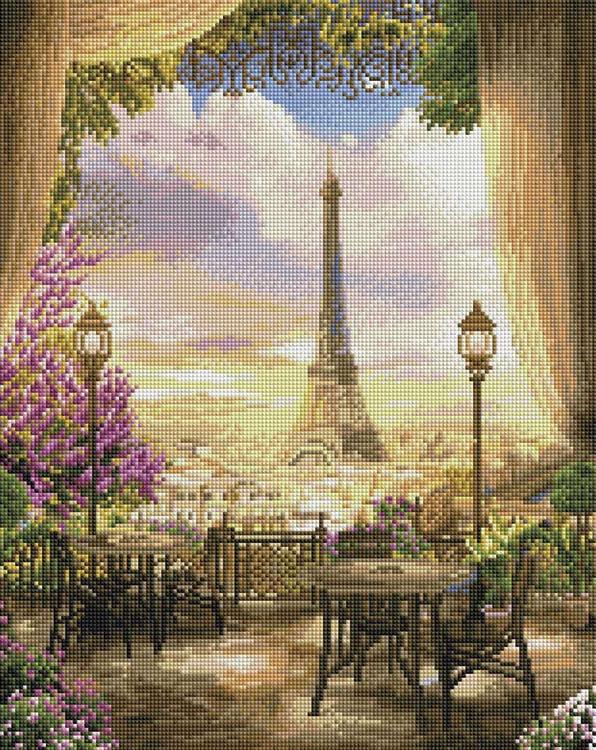 Алмазная вышивка «Кафе Парижа»