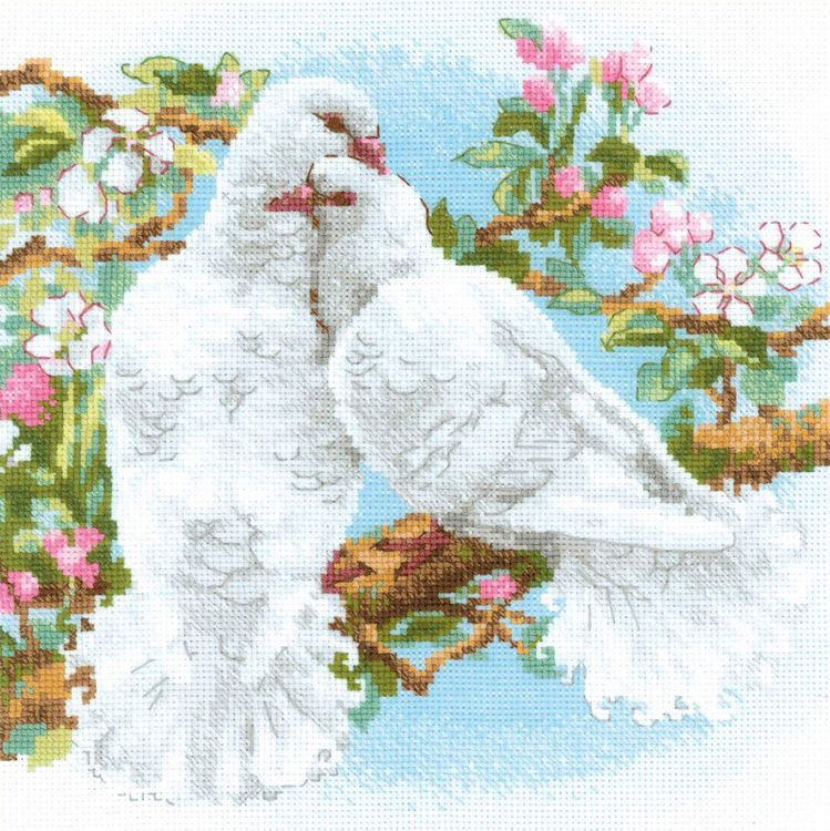 Набор для вышивания «Белые голуби»