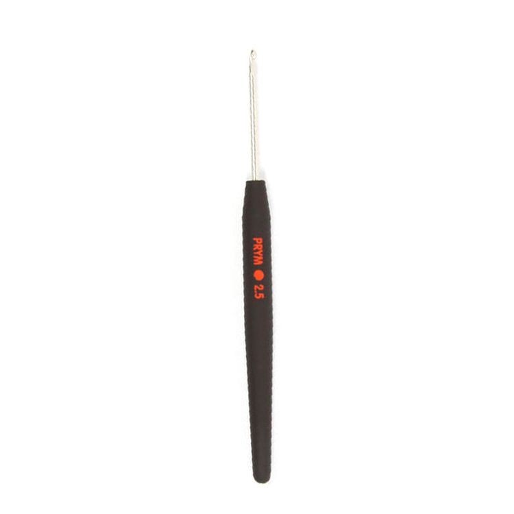 Крючок с пластиковой ручкой, алюминий, 2,5 мм, 14 см, PRYM