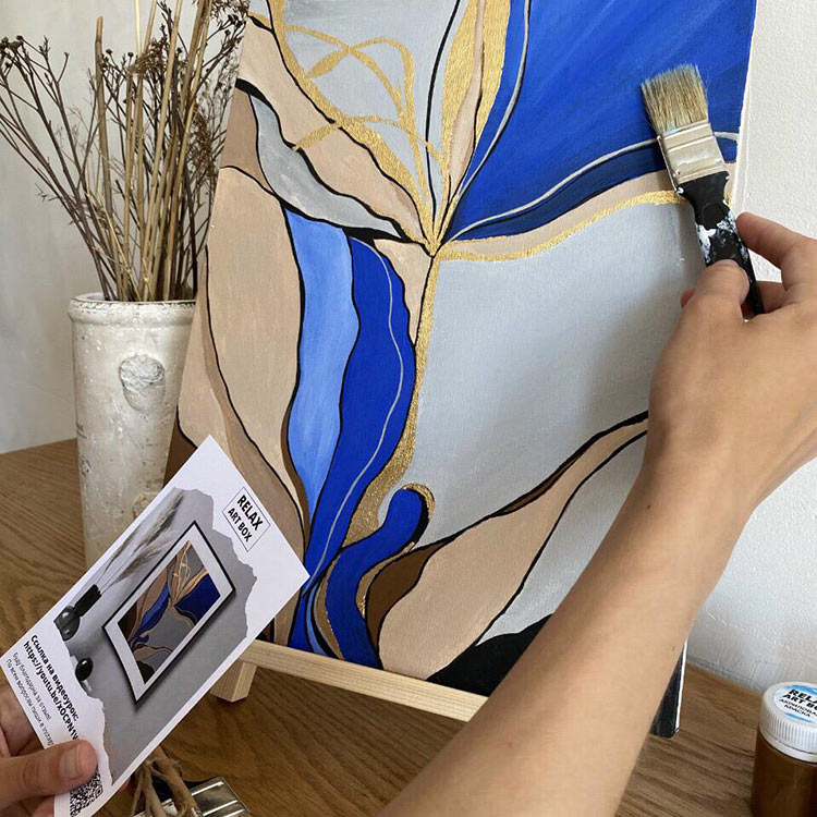 Набор для рисования с поталью «Цветок» — картинка 4