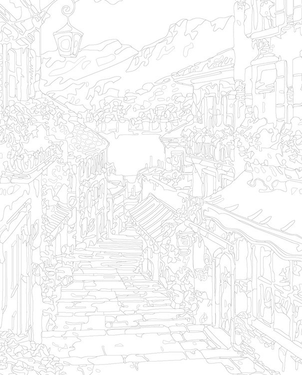 Картина по номерам «Дорога к морю» — картинка 3