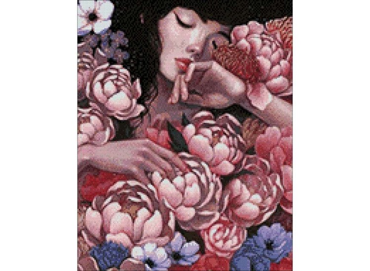 Алмазная вышивка «Цветение» — картинка 2