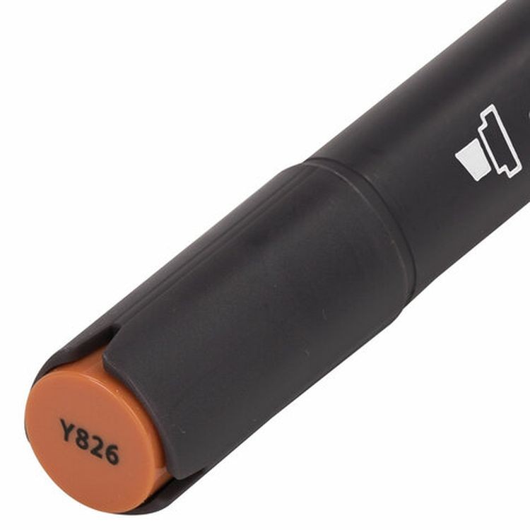 Маркер для скетчинга двусторонний 1 мм - 6 мм BRAUBERG ART CLASSIC, цвет: терракотовый — картинка 5