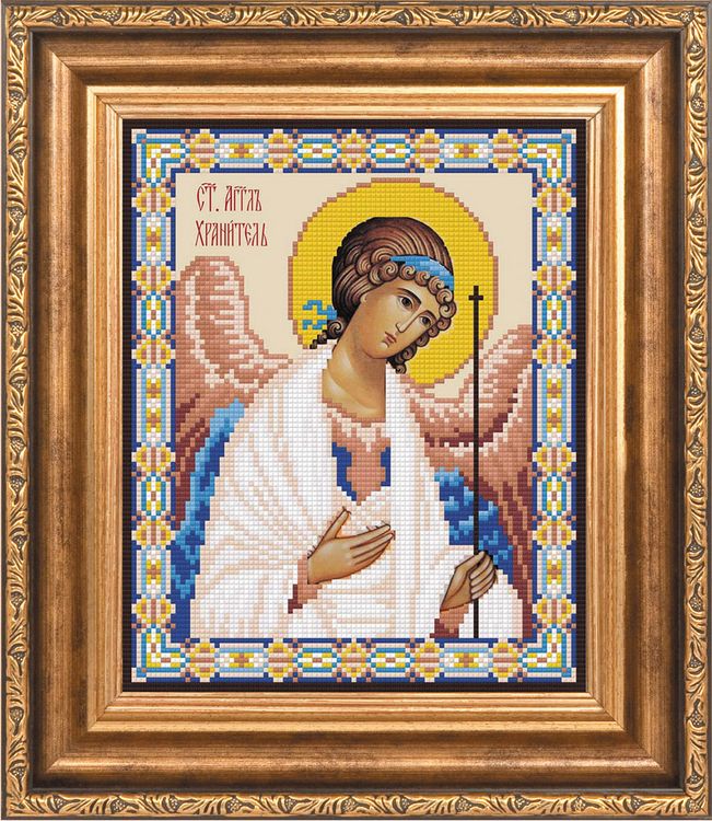 Алмазная вышивка «Икона Ангела-хранителя» — картинка 3