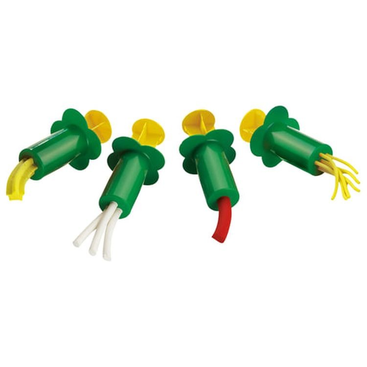 Шприцы для моделирования JOVI (Испания), набор 4 шт., для растительного пластилина (теста) — картинка 3