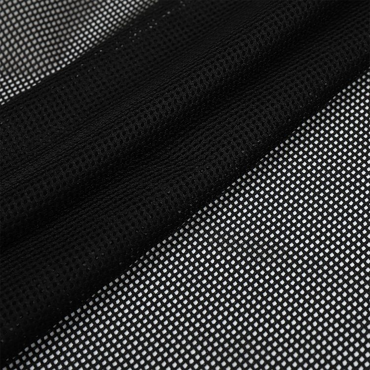 Сетка подкладочная трикотажная, 5 м x 170 см, 65 г/м², цвет: черный, TBY — картинка 3