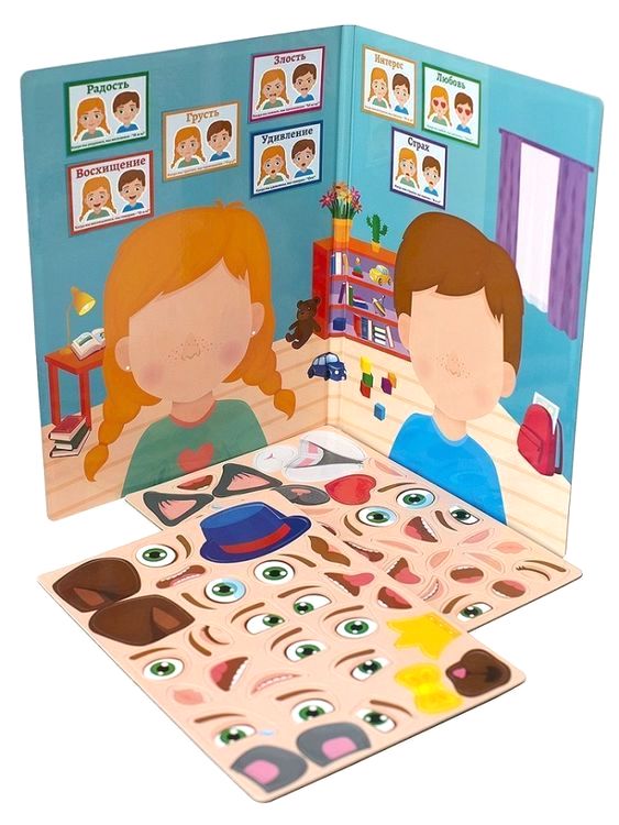Магнитная книга-игра «Эмоции» — картинка 2