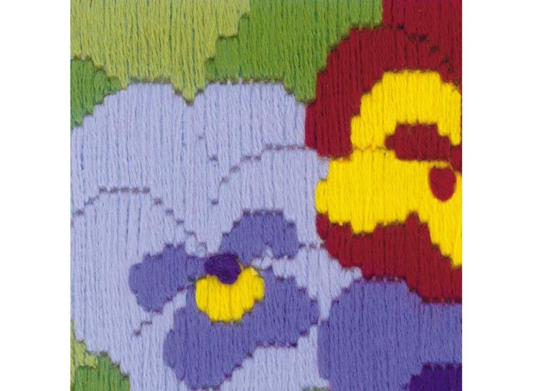 Набор для вышивания «Три анютки» — картинка 2