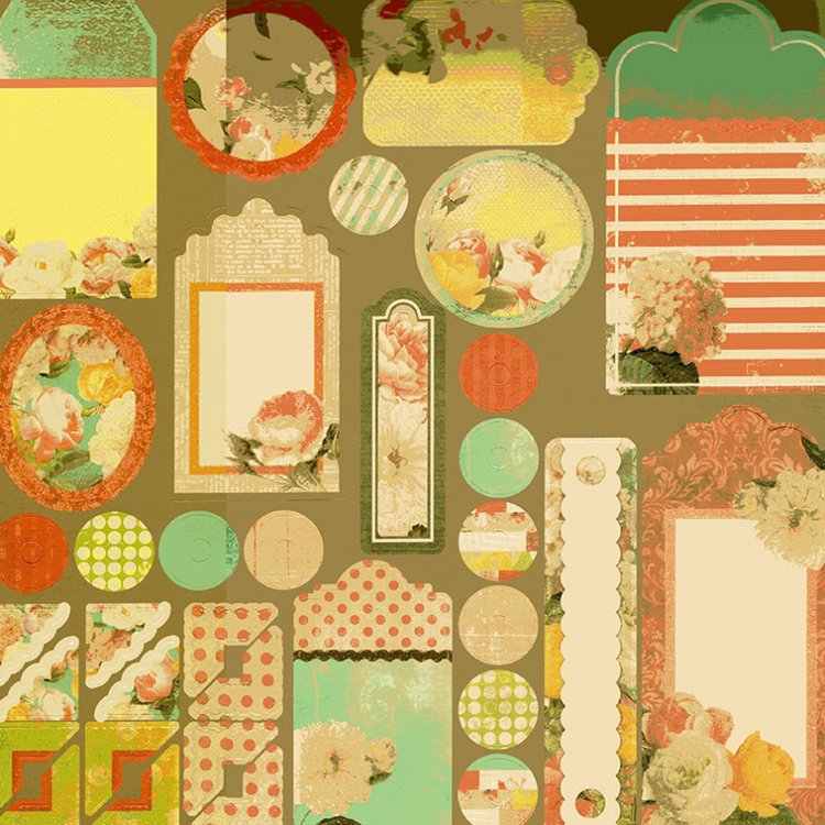 Набор бумаги «Яркие цветы» — картинка 12