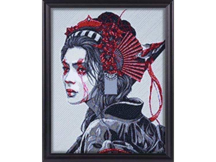 Алмазная вышивка «Японская дива» — картинка 3