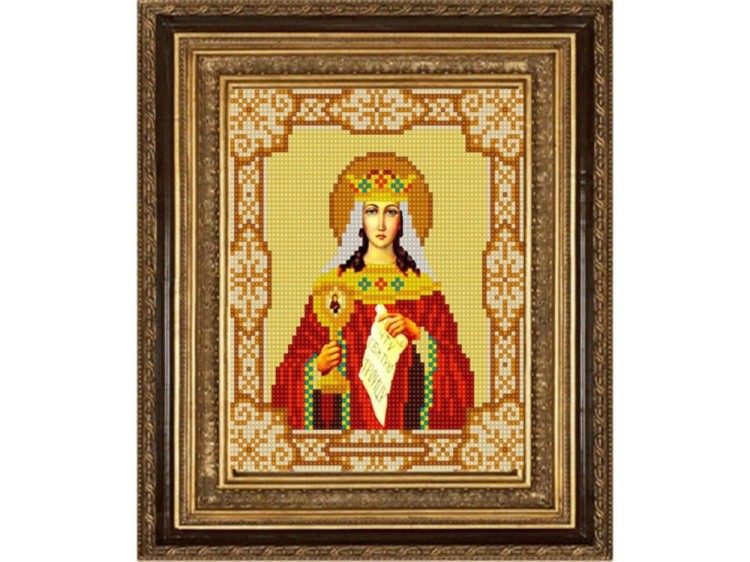 Рисунок на ткани «Св.Варвара»