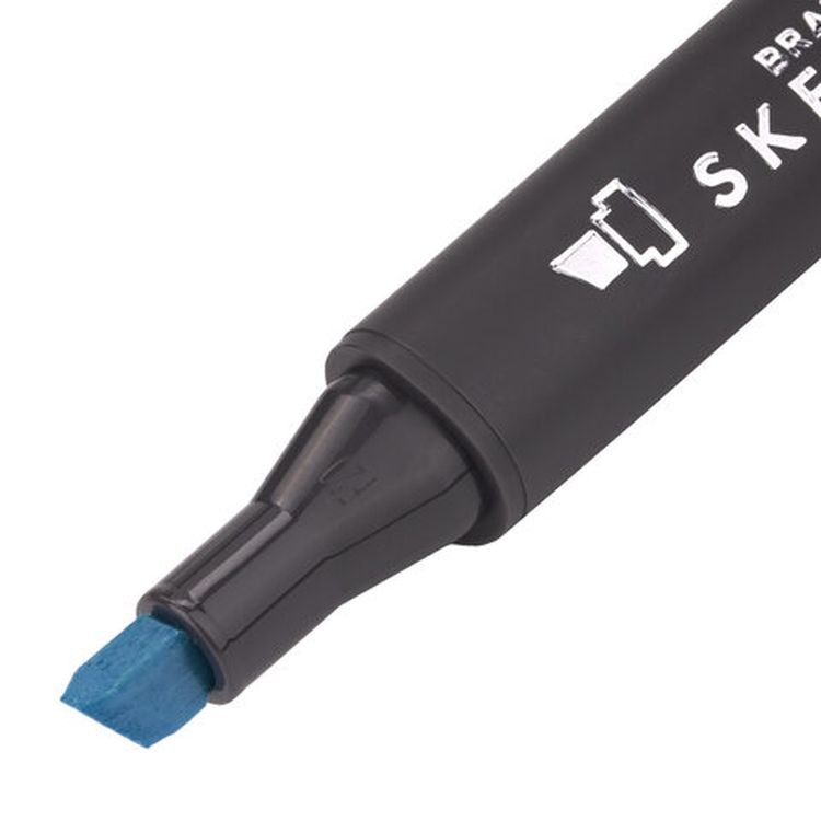 Маркер для скетчинга двусторонний 1 мм - 6 мм BRAUBERG ART CLASSIC, цвет: серо-голубой 03 — картинка 3