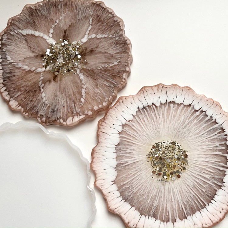 Набор для создания подстаканников из эпоксидной смолы Кофе, Epoxy Master — картинка 2