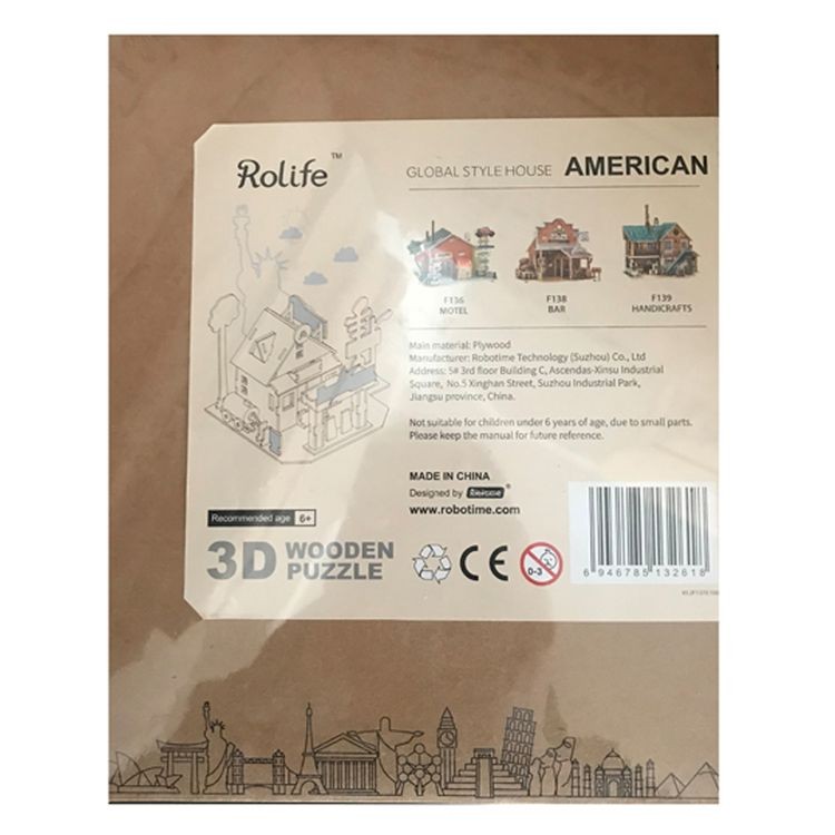 Конструктор из дерева «Американская АЗС» — картинка 3