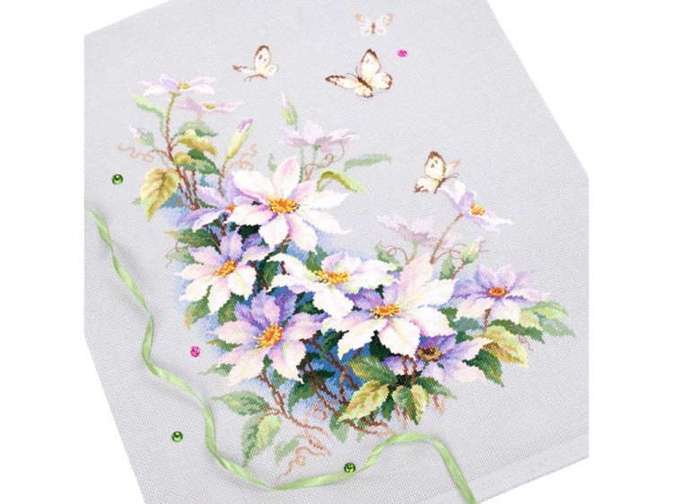 Набор для вышивания «Клематисы» — картинка 3