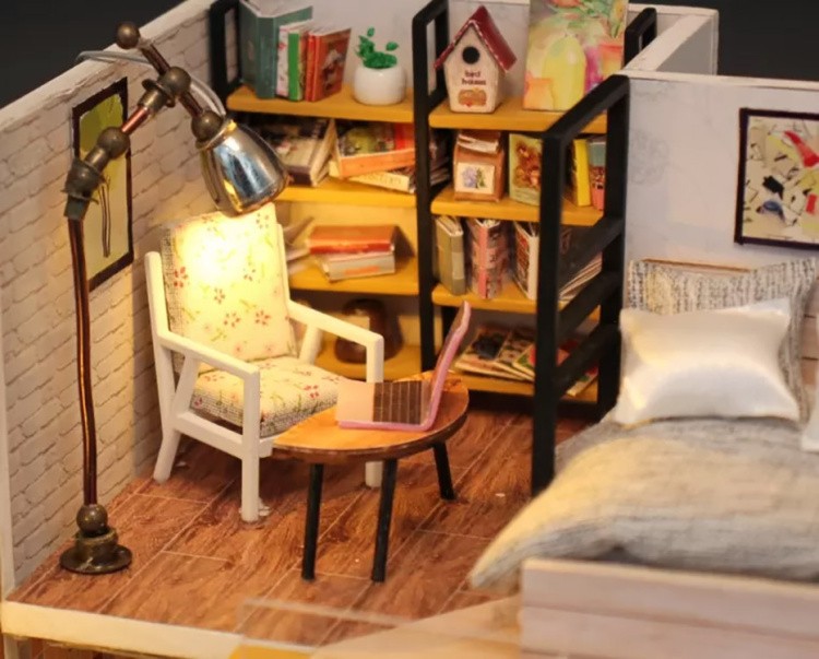 Сборная модель Румбокс. Миниатюрный Скандинавский домик — картинка 5