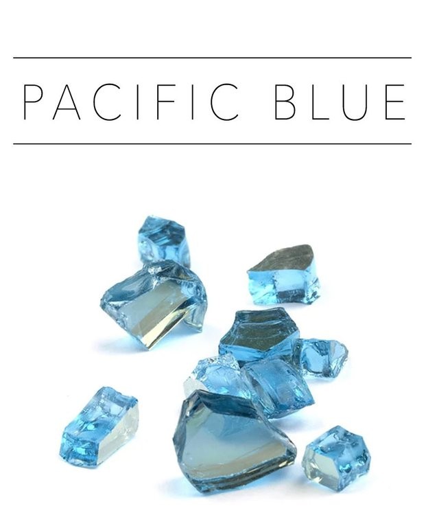 Стеклянная крошка Premium PacificBlue, 500г